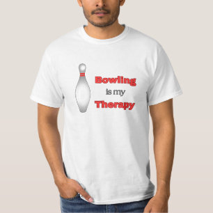 NEW! Bowling is my Therapy - Bowling T-Shirt