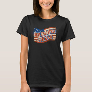 New Braunfels City National Texas Day Vintage Amer T-Shirt