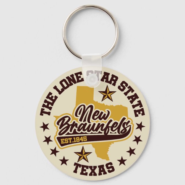 New Braunfels,Texas Keychain (Front)