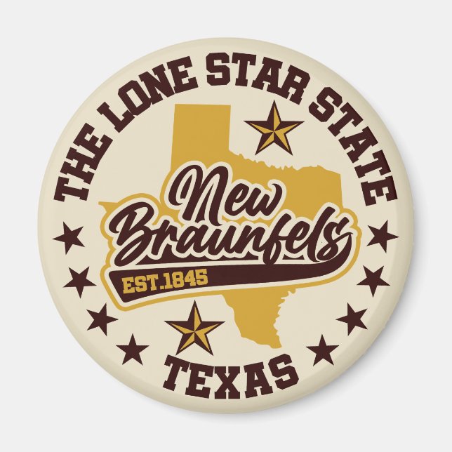 New Braunfels,Texas Magnet (Front)