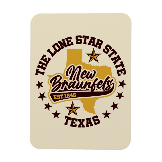 New Braunfels,Texas Magnet (Vertical)