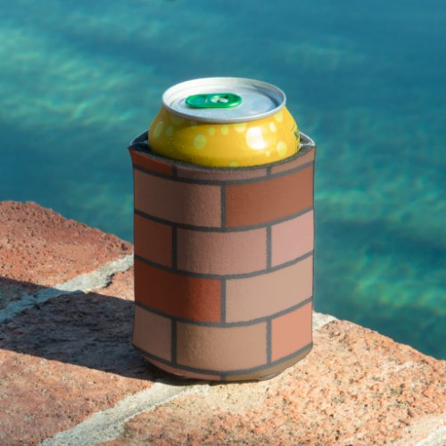 New Brick Wall Design Pattern Can Cooler