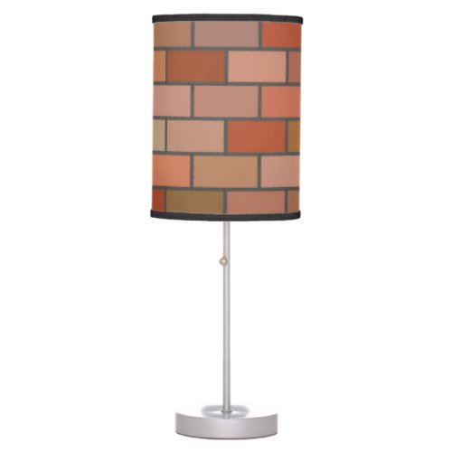 New Brick Wall Design Pattern Table Lamp