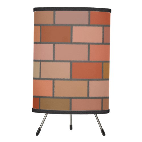 New Brick Wall Design Pattern Tripod Lamp