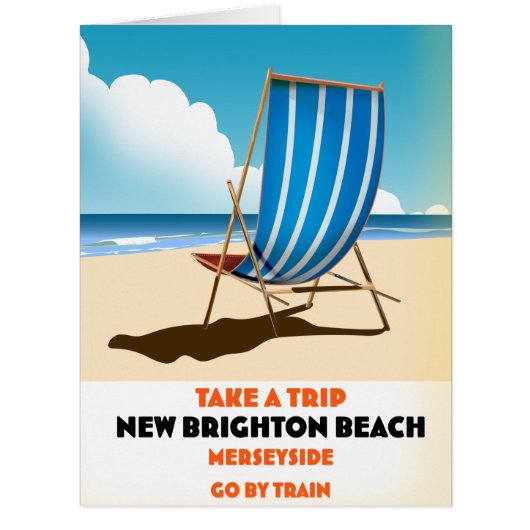 New Brighton Beach Merseyside Cards (Front)