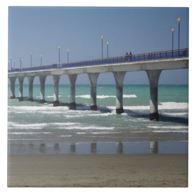 New Brighton Pier, Christchurch Tile (Front)