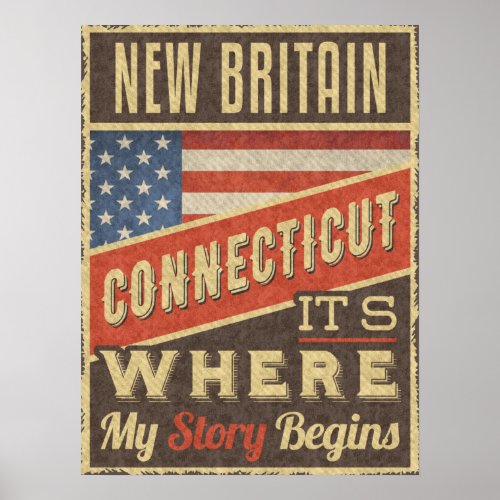New Britain Connecticut Poster