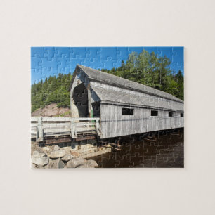 New Brunswick, Canada. Irish River covered Jigsaw Puzzle