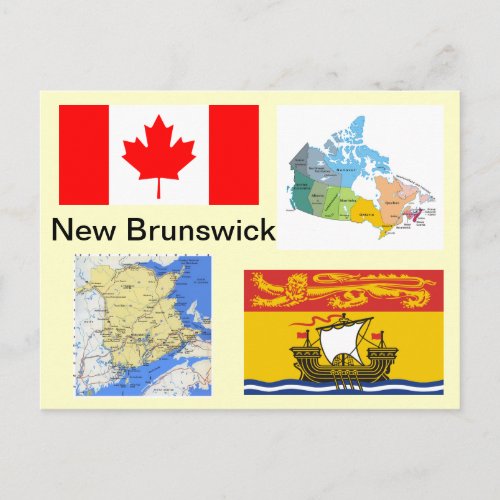 New Brunswick Canada Postcard