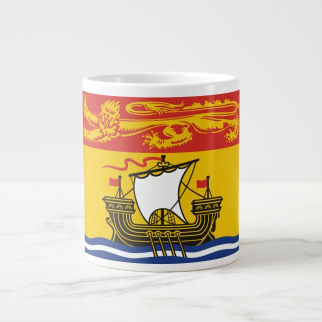 New Brunswick Flag Giant Coffee Mug (Front)