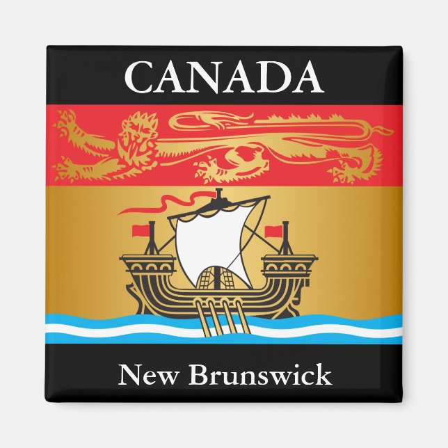 New Brunswick flag Magnet (Front)