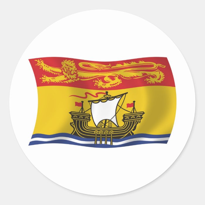 New Brunswick Flag Sticker