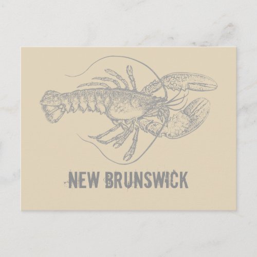 New Brunswick Lobster Postcard