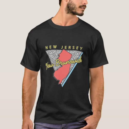 New Brunswick New Jersey Triangle Nj City T_Shirt