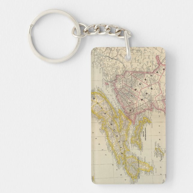 New Brunswick, Nova Scotia Keychain (Front)