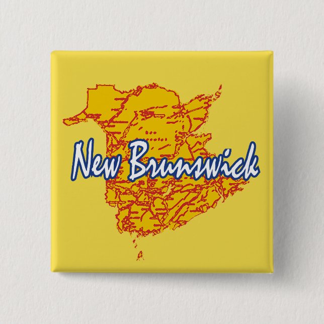 New Brunswick Pinback Button (Front)