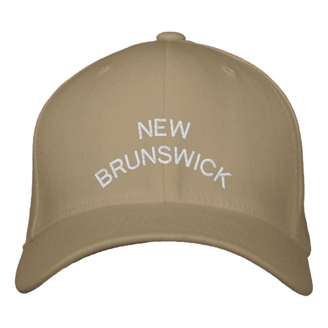 New Bruswick Baseball Cap Embroidered Canada Cap (Front)