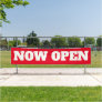 New Business Now Open Red White Large Outdoor Sign