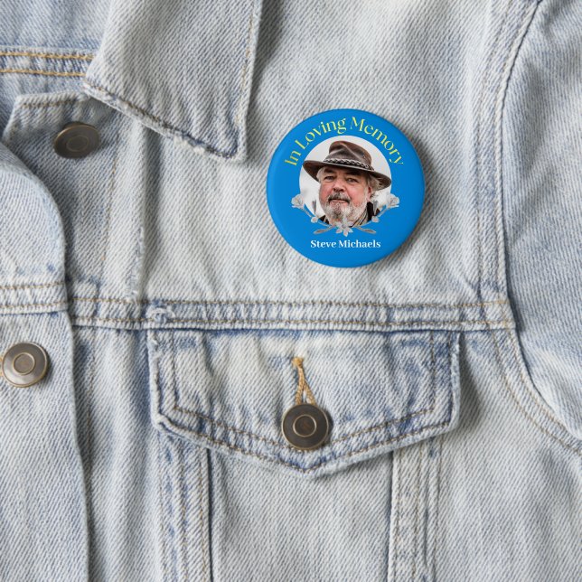 NEW! Button - In Memory Of  - Standard, 2¼ Inch (In Situ)