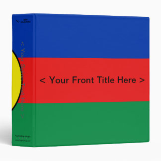 New Caledonia Flag Binder
