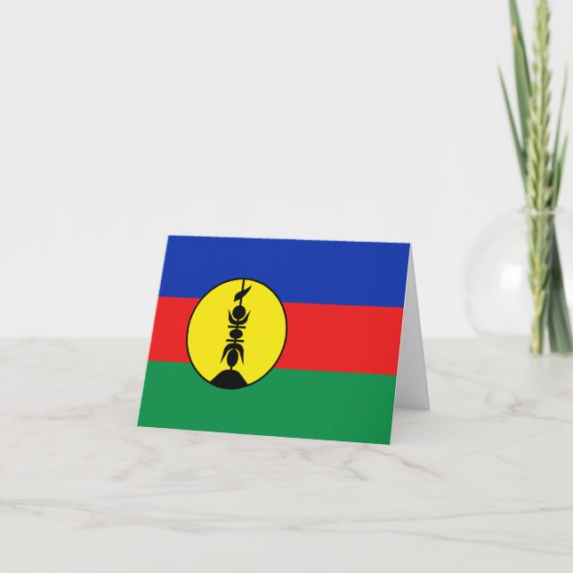 New Caledonia Flag Notecard (Front)