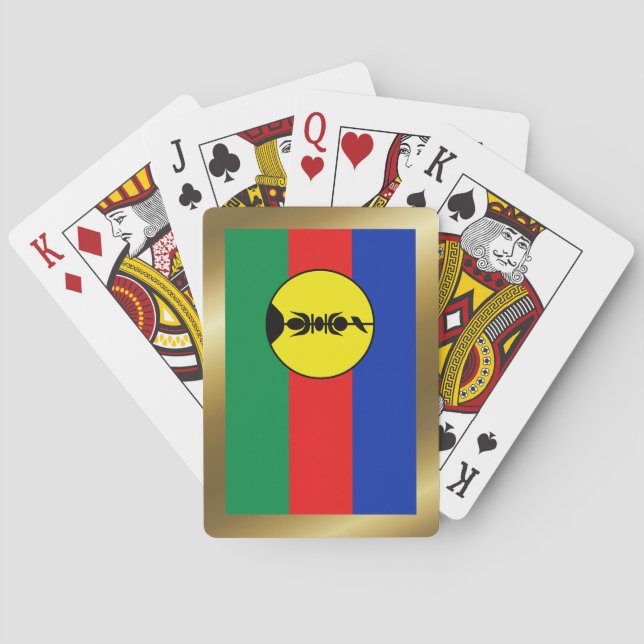 New Caledonia Flag Playing Cards (Back)