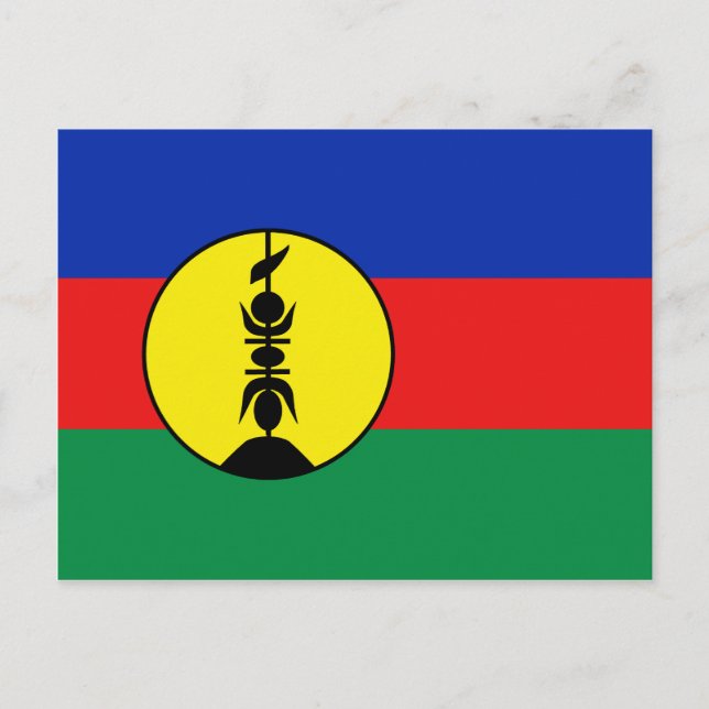 New Caledonia Flag Postcard (Front)