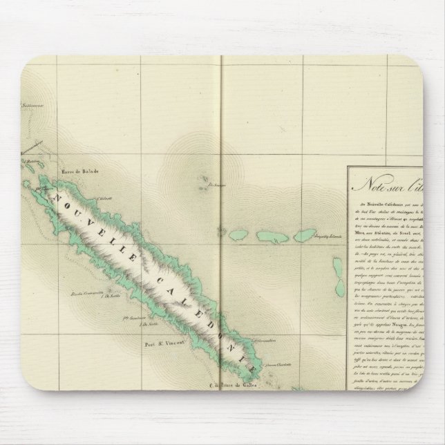 New Caledonia Oceania no 46 Mouse Pad (Front)