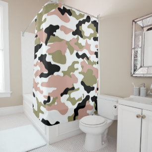 New Camo Shower Curtain