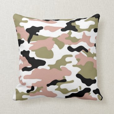 New Camo Throw Pillow New Camo Throw Pillow