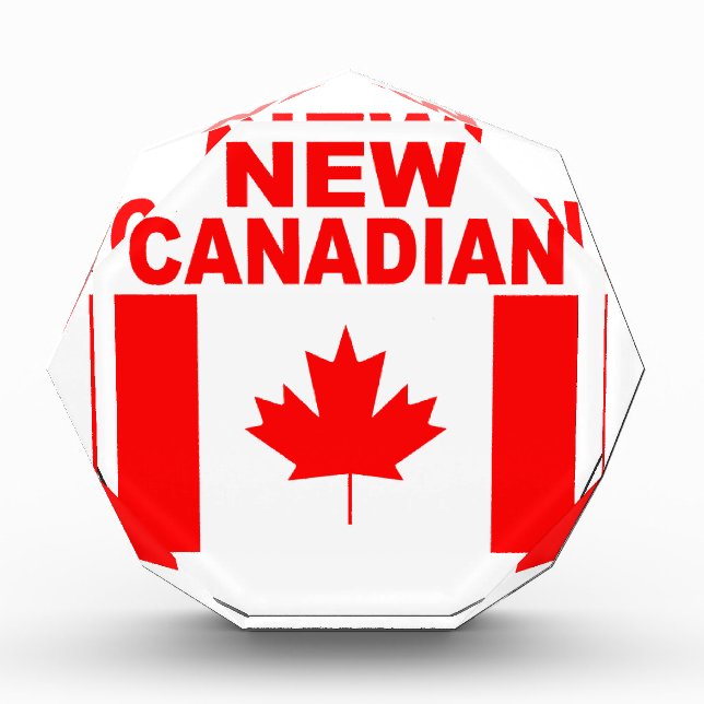 NEW CANADIAN ACRYLIC AWARD (Front)