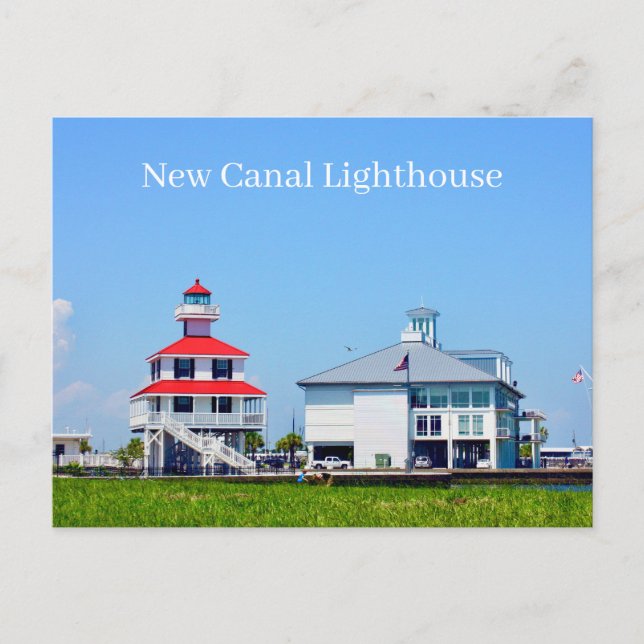 New Canal Lighthouse New Orleans LA USA Postcard (Front)