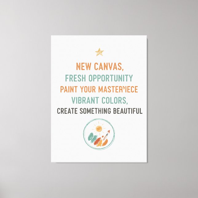 New Canvas Sunrise Print (Front)
