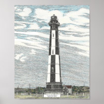 New Cape Henry Lighthouse Poster