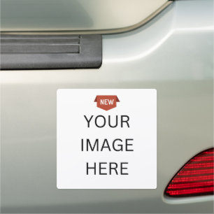 NEW! Car Magnet - 7" x 7" Square Large - Custom