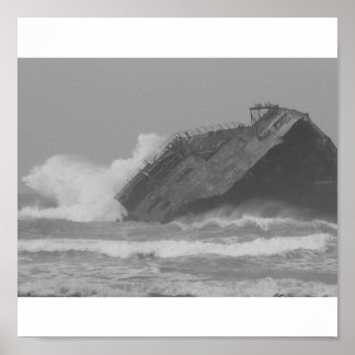 New Carissa Shipwreck Poster