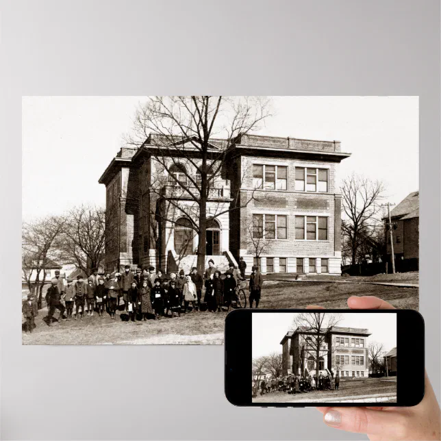 New Castle, Indiana Holland Elementary School Poster Zazzle