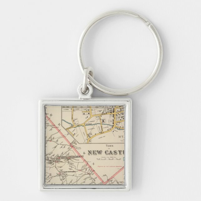New Castle town Keychain (Front)