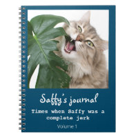 New cat funny journal notebook for cat lovers