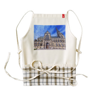 New Cathedral, Linz, Austria Zazzle HEART Apron