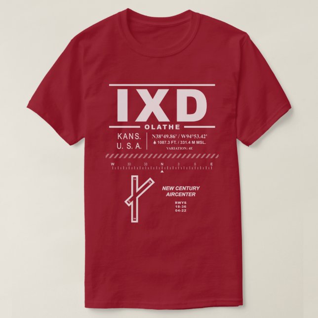 New Century AirCenter IXD T-Shirt (Design Front)