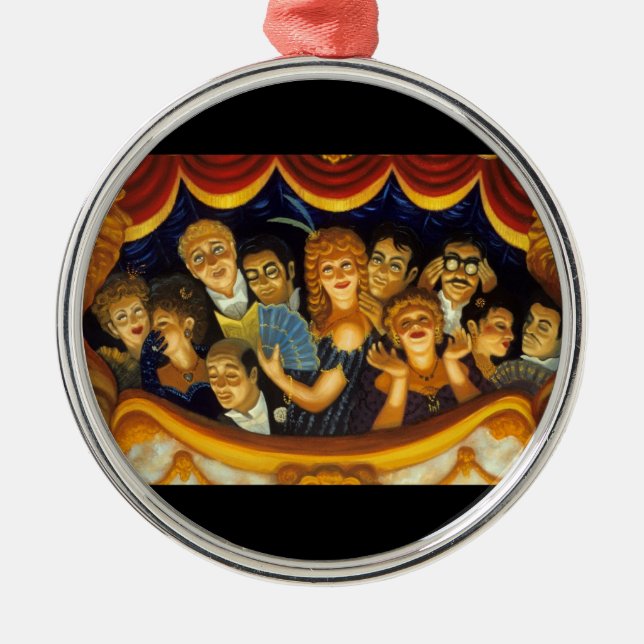 New Century Opera Metal Ornament (Front)