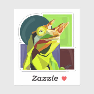 New Cham On The Block—Jackson’s Chameleon Sticker