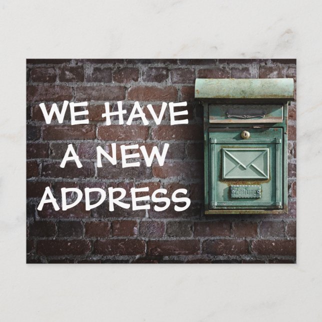 New Change Of Address Postcard (Front)