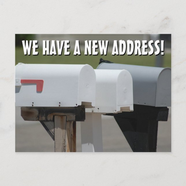 New Change Of Address Postcard (Front)