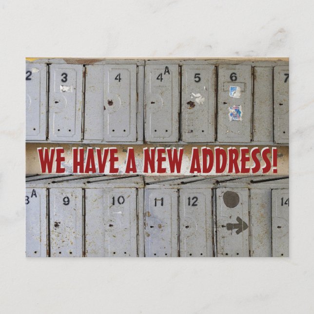 New Change Of Address Postcard (Front)