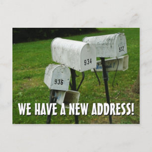 New Change Of Address Postcard