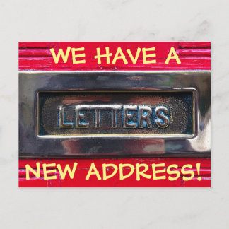 New Change Of Address Postcard