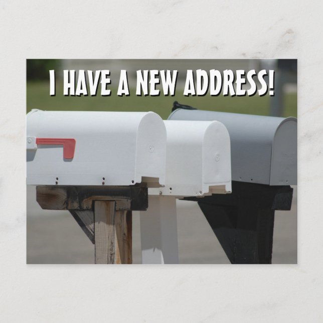 New Change Of Address Postcard (Front)