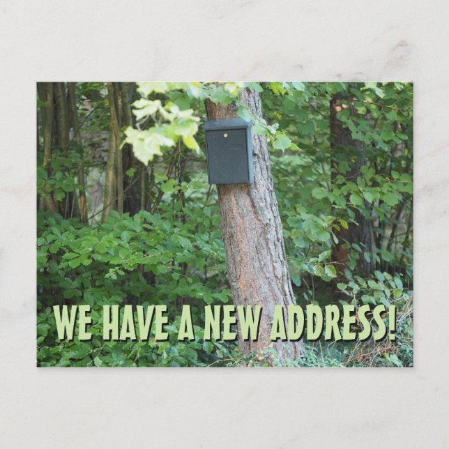 New Change Of Address Postcard (Front)